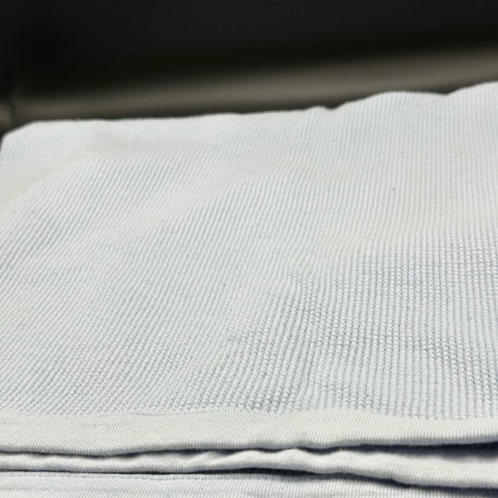 Garanimals Thermal‎ Baby Security Blanket Lovey Vintage Light Blue Waffle Weave